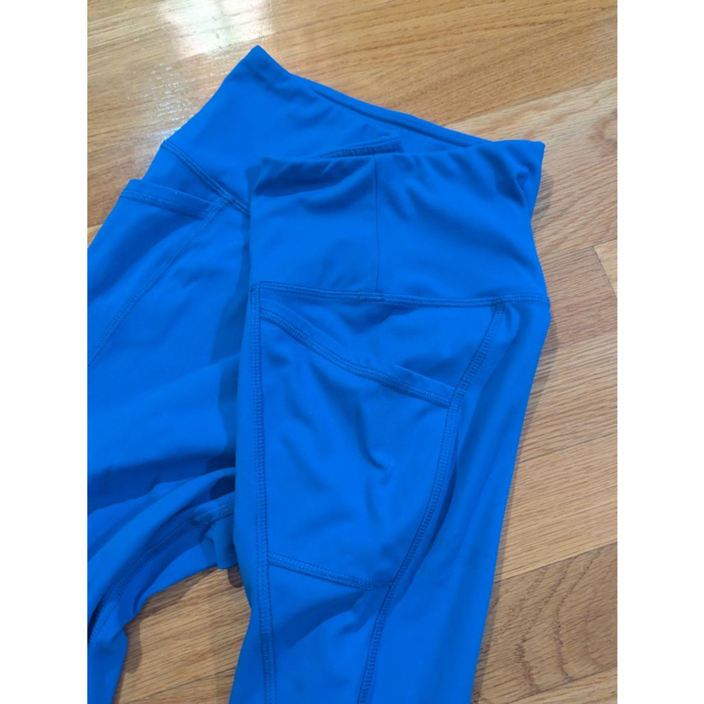 X by Gottex Blue Crop Leggings Medium - Picture 9 of 9